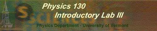 Physics 130 course banner