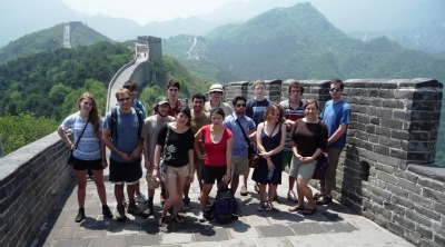 ALL students at Great Wall of China