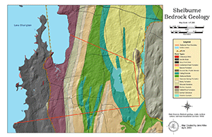 Bedrock geology map-Shelburne
