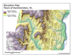 Elevation Map of Dummerston