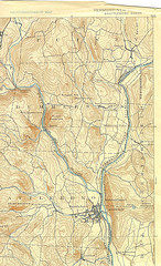 1893 Topographic Map of Dummerston and Putney