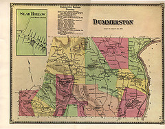 1869 F.W. Beers Map of Dummerston