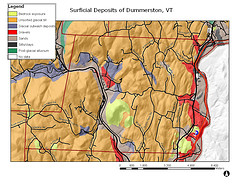 Dummerston Surficial Geology Map