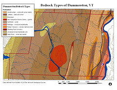 Dummerston Bedrock Map