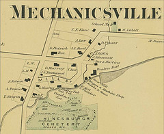 Beers Atlas Map of Mechanicsville