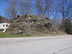 Outcrop of Non-Carbonate Schist on CVU Road