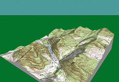 Topographical Map of Gillette Pond