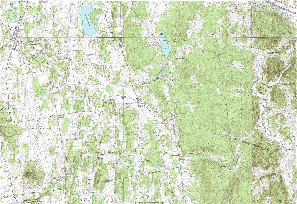 Current Topographical Map of Hinesburg
