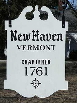 New Haven, VT - Chartered 1761