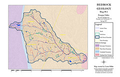 Bedrock geology map of the Prosper Valley