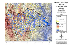 Ottaquechee River Watershed Map