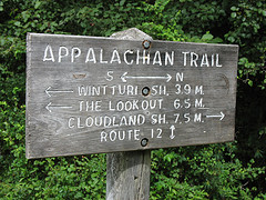 Appalachian Trail Signpost