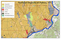 Putney Surficial Geology Map