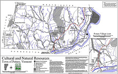 Map of Putney's Natural and Cultural Resources