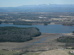 Aerial Shelburne Pond Daks
