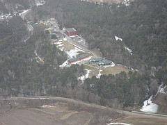 Pine Ridge School from the air