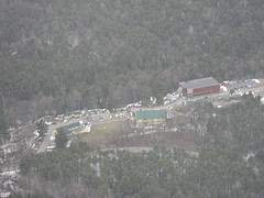 Pine Ridge School from the air
