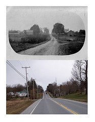 Looking West in Williston Village, Vermont