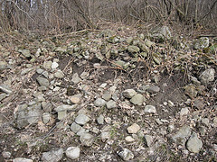 Cobbles from Glacial till on Butternut Rd in Williston