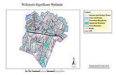 Williston Significant Wetlands Map