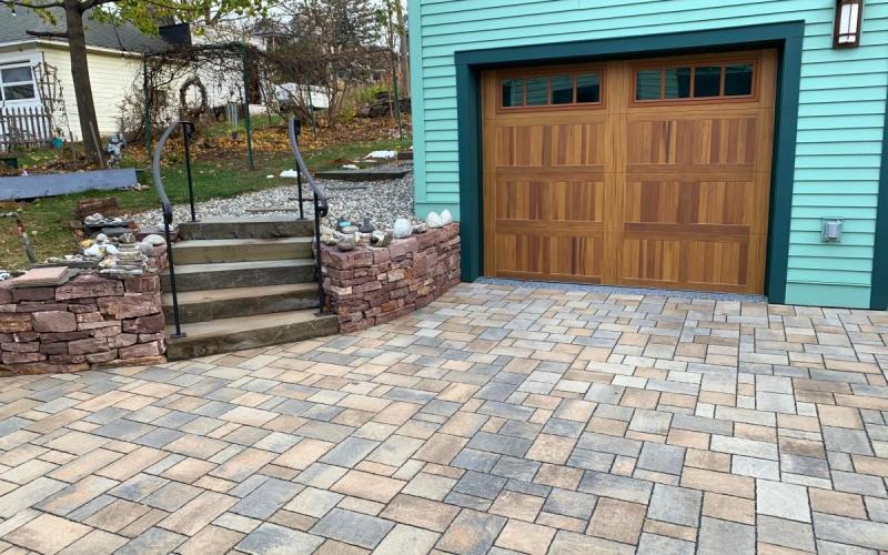 Permeable driveway at a home in Burlington, VT Permeable driveway