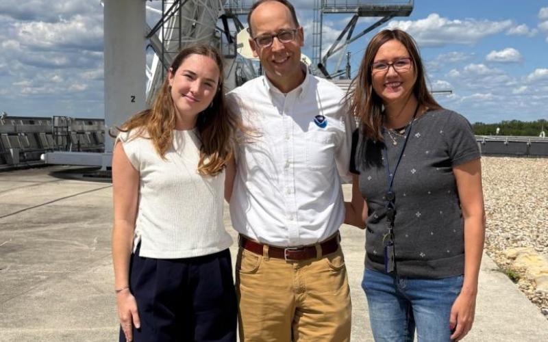 Julia Plotkin with the Senior Advisor for Coastal Inundation and Resilience at NOS