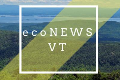 ecoNEWS banner over Green Mountains