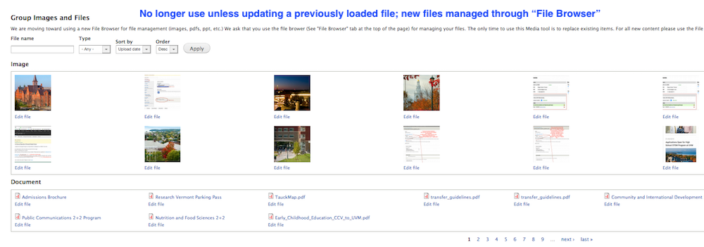 no longer use bottom of workbench interface for managing new files; only for managing previously uploaded files.