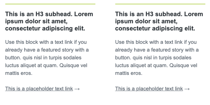 rich text block- 2 columns