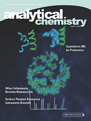 Anal Chem Aug 2005 cover