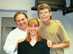 Picture of Dawn Pelkey,  Stephen King and TonyMagistrale