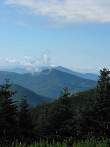 Looking south from Mt. Mansfield