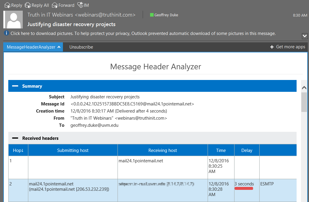 microsoft analyzer header