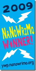 Official NaNoWriMo YWP 2009 Winner