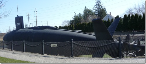 USS Albacore - port side