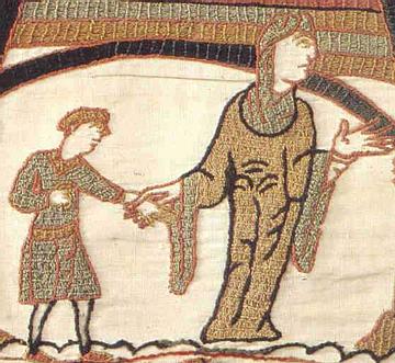 bayeux tapestry woman