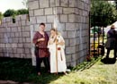 Pennsic, Coldwood/Freehold Camp, August, 1996:     Arundel & Marieke Gate Duty at EK Royal  