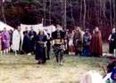Crown Tourney, Carolingia, Fall 1998:    Marieke and Lucan  