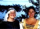 Legends of Chivalry, September, 1999:   Marieke and Elke 