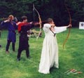 Panteria V, May 26-29, A.S. 34:   Ulf, Dante and Elke, TWANG in action 