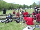 Panteria V, May 26-29, A.S. 34:   Freehold fighters at rest 