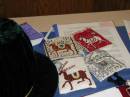 Northern Lights A&S Pentathlon   An Elizabethan hat and four examples of needlework.  
