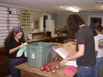 Packing and polishing