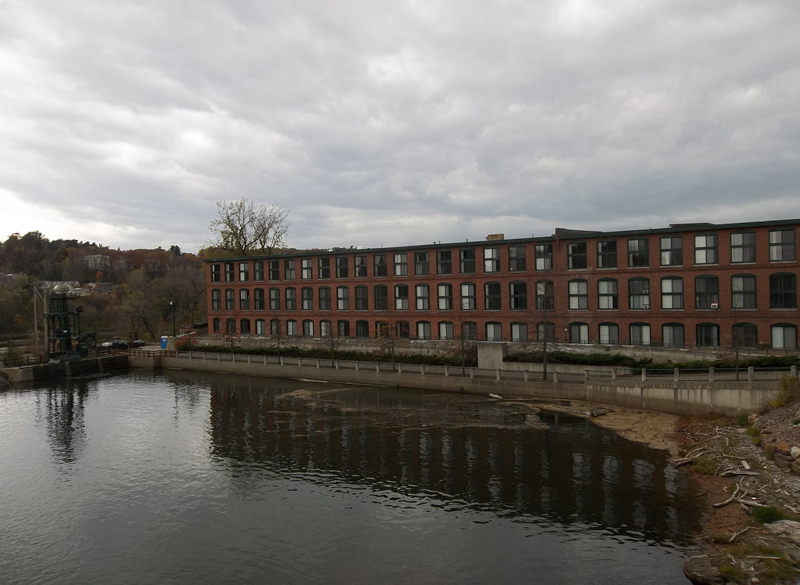 Wool Manufacturing at Winooski Falls by Matthew Goguen