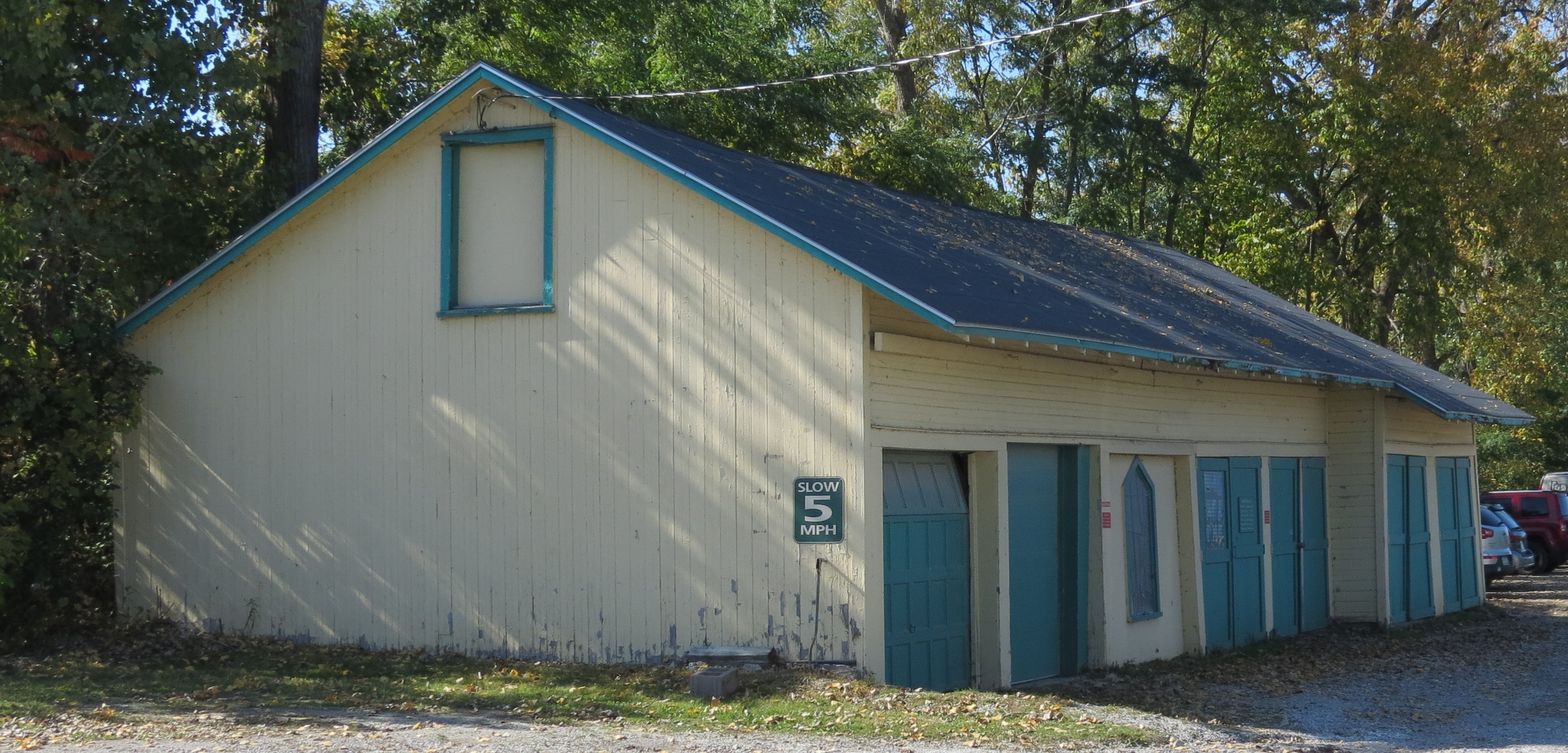 Citizens Coal Company wagon shed, 2013