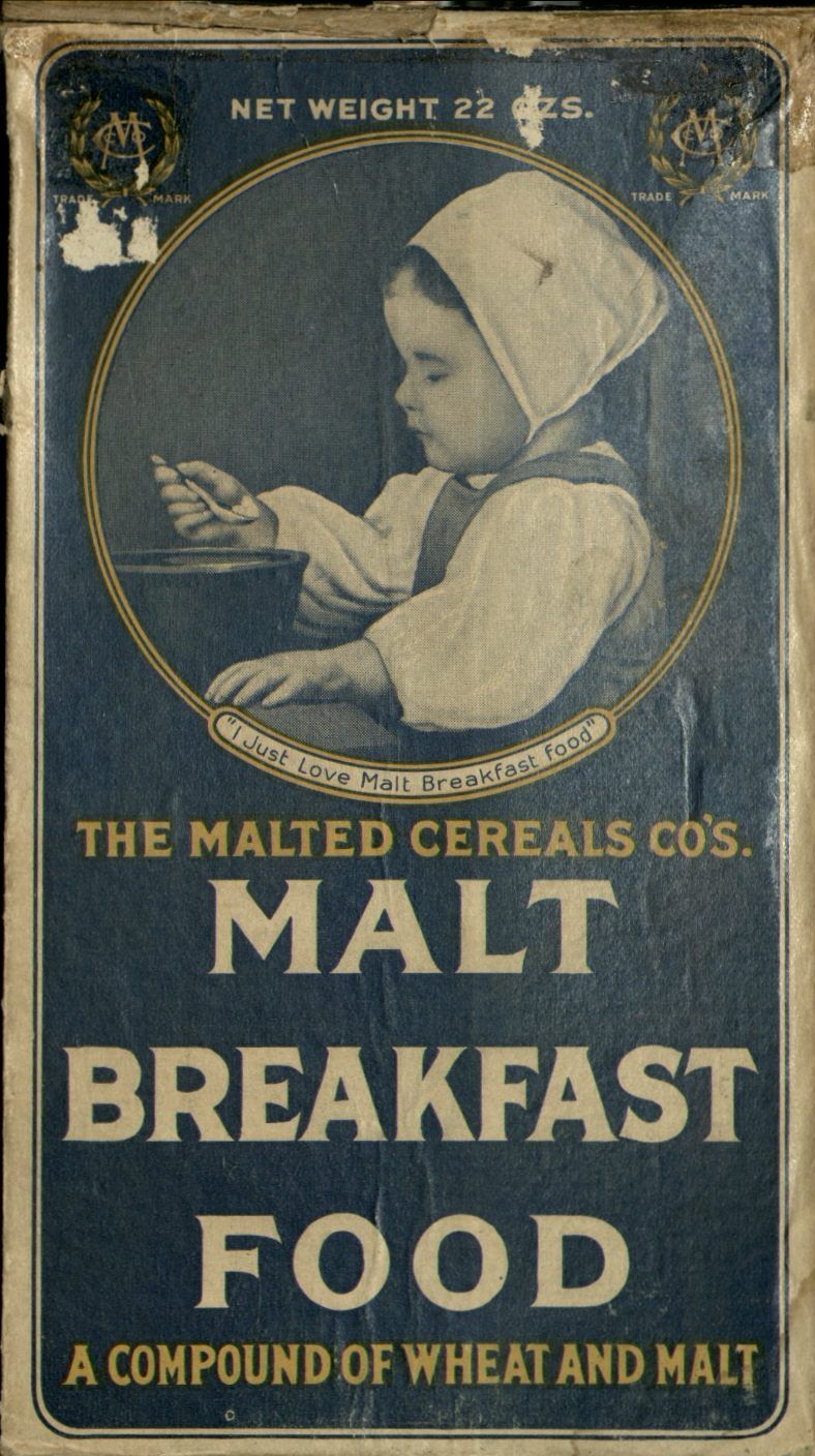 Malt cereal box