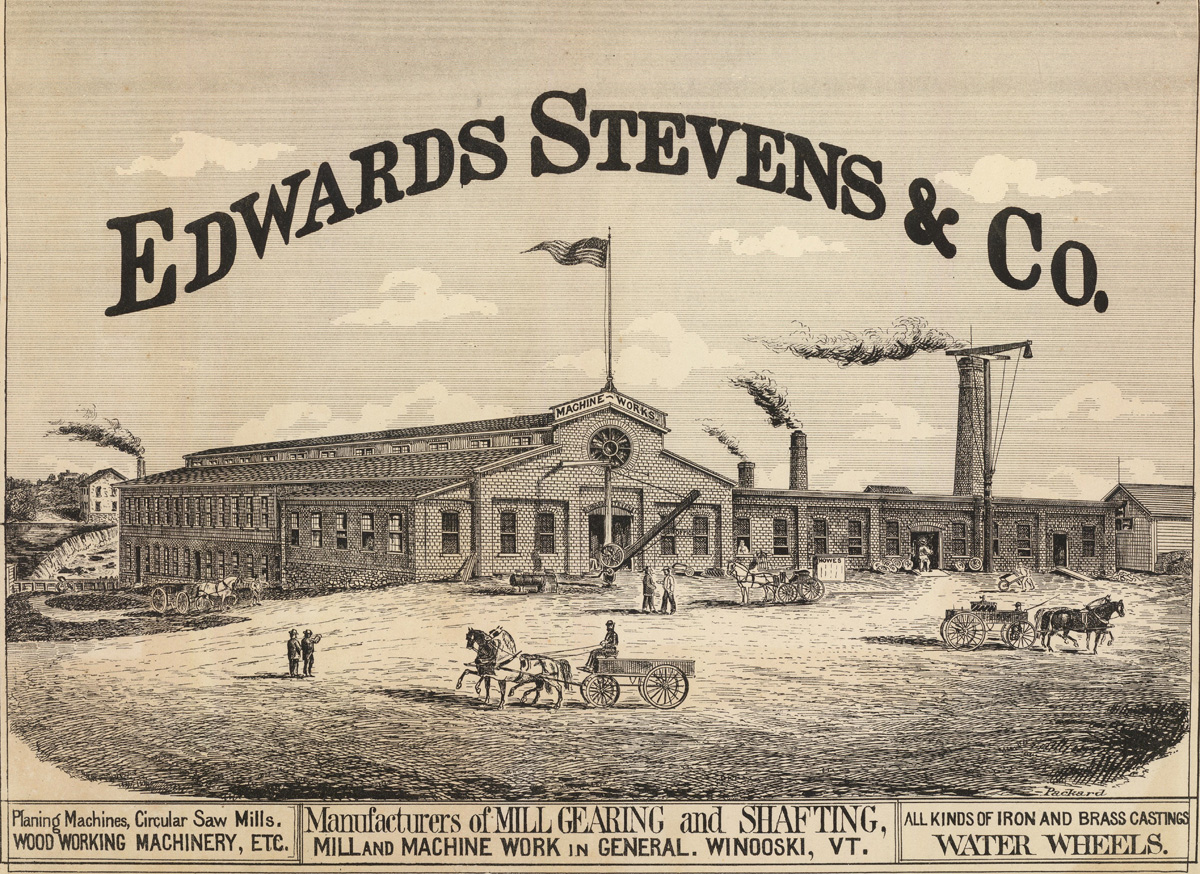 Edwards and Stevens & Co. Lithograph.