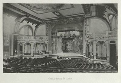 Interior of the Howard Opera House