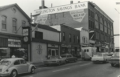 The block as it looked in that late 1960s.