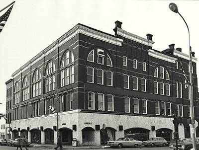 circa 1975 Howard Opera House, now Magram's, viewed from the opposite corner